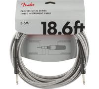 Fender Cable de alimentación Professional Series 5,5 m Blanco