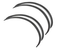 Fender Protector Embellecedor arco cejas para rueda coche, tira labios, guardabarros para VW para Golf para Sagita para Caddy para Passat para Polo Protector Cejas Rueda(De fibra de carbono Negro)