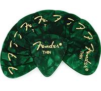 Fender - Púas 351 Shape Premium para guitarra eléctrica, acústica, mandolina y bajo (12 unidades)