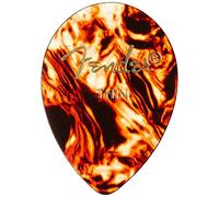 Fender - Púas de celuloide clásicas con forma 354 (pack de 12) para guitarra eléctrica, guitarra acústica, mandolina y bajo