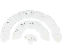 Fender Púas de celuloide clásicas de forma 351, color blanco fino, paquete de 144