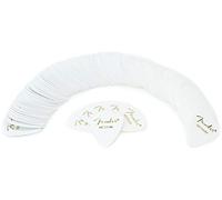 Fender Púas de guitarra clásica de celuloide con forma 351, blanco, mediano, paquete de 144