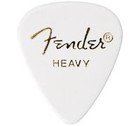 Fender Púas de guitarra clásica de celuloide con forma 351, blanco, pesado, paquete de 144