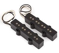 Fender Pure Vintage '74 Jazz Bass Pickup Set, Negro, 2x | Conjunto 2x pastillas single coil vintage, tono auténtico años 70, compatible Jazz Bass, instalación directa, negro