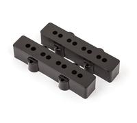 Fender Pure Vintage Pickup Covers - Jazz Bass Black Plastic