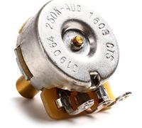 Fender Pure Vintage Potenciómetro 250K Eje Sólido para Guitarra | Control de volumen o tono, compatible con perillas de tornillo de ajuste, mejora para Stratocaster