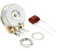 Fender Pure Vintage Potenciómetro 250K Split Shaft para Stratocaster | Potenciómetro de guitarra de repuesto, control de volumen o tono, compatible con perillas de presión