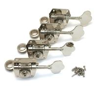 Fender Pure Vintage Set Clavijas para Bajo Eléctrico 4 Cuerdas | Set 4x clavijas vintage de repuesto, alta relación, compatibles con Precision Bass, afinación precisa y estable