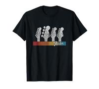 Fender Rainbow Gradient Stratocaster Line Up Camiseta