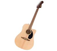 Fender Redondo CE Guitarra Electroacústica Dreadnought Natural | Guitarra acústica para principiantes, afinador y pastilla incorporados, serie California