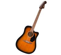 Fender Redondo CE Guitarra Electroacústica Dreadnought Sunburst | Guitarra acústica para principiantes, afinador y pastilla incorporados, serie California, lecciones virtuales gratuitas