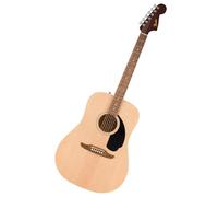 Fender Redondo Guitarra Acústica para Principiantes con Clases, Natural | Guitarra acústica para principiantes, incluye lecciones virtuales gratuitas, mástil fácil de tocar, serie Fender California