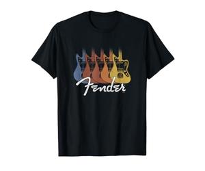Fender Retro Rainbow Jazzmaster Lineup Camiseta