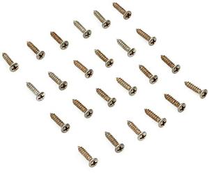 Fender Road Worn Pickguard/Control Plate Screws (24 unidades)