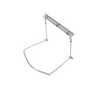 Fender Soporte de Cuello para Armónica Manos Libres, Cromo | Porta armónica cromado, manos libres, compatible con guitarra, accesorios Fender armónica, ajustable, duradero