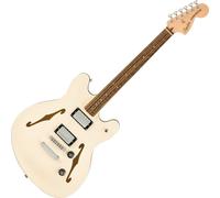 Fender Squier Affinity Series Starcaster Deluxe LRL Olympic White Guitarra Semi-Acústica