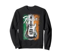 Fender St. Patrick's Day Electric Guitar Irish Flag Backdrop Sudadera
