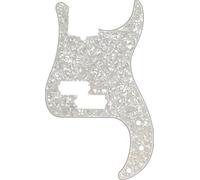 Fender Standard P-Bass® (13 Hole) Pickguard - 4-ply, aged white moto, w/truss rod notch