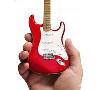 Fender Strat Classic - Guitarra en miniatura con acabado rojo