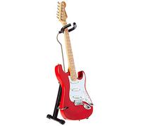Fender Strat Classic - Guitarra en Miniatura con Acabado Rojo