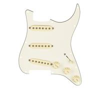 Fender Tex-Mex Pickguard Pre-Cableado Stratocaster S/S/S Pergamino 11H | Actualización sencilla para Stratocaster, sonido blues tejano, fácil instalación, cableado preinstalado S/S/S
