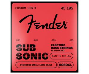 Fender SubSonic 9050 ass Strings Flatwound Stainless Steel Long Scale Gauges .045-.105 (4)