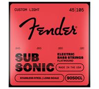 Fender SubSonic 9050 ass Strings Flatwound Stainless Steel Long Scale Gauges .045-.105 (4)