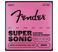 Fender® »SUPER 250'S NICKEL-PLATED STEEL STRINGS« Cuerdas para guitarra eléctrica - Ball End - 250H 012/052