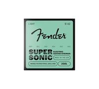 Fender Cuerdas Super 250L NPS con extremo de bola Calibres .009-.042 paquete de 3