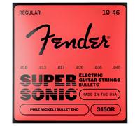 Fender SuperSonic Bullets 3150R Guitar Strings Pure Nickel Bullet End Gauges .010-.046