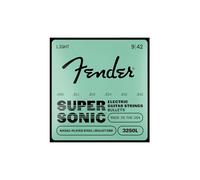 Fender Cuerdas guitarra eléctrica Super Bullet, acero niquelado, extremo de bala .009-.042 (6)