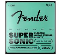 Fender SuperSonic Bullets 3250L Guitar Strings Nickel-Plated Steel Bullet End Gauges .009-.042