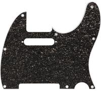 Golpeador híbrido de vidrio/purpurina Telecaster S/S, gris oscuro brillante