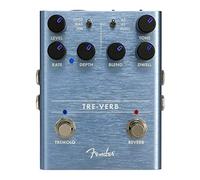 Fender Tre-Verb Pedal de Efectos Digital Reverb & Tremolo Guitarra | Reverb y tremolo digital en un pedal, guitarra eléctrica, sonidos vintage y modernos, uso en vivo o estudio
