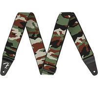 Fender "WEIGHLESS CAMO STRAP - Correa elástica para guitarra - 5 cm de ancho - Color: Woodland Camo