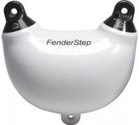 Fenderstep - Guardabarros de un solo paso blanco.