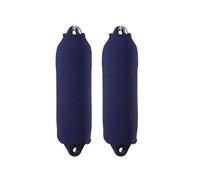 FENDRESS Pack De 2 Fundas para Defensa Náutica Tipo F con Tejido Acrílico Transpirable Y Protección UV para Barco Ajuste Elástico Antimoho Y Alta Resistencia Marina (Navy, F1)