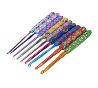 Fendysey Juego de Agujas de Ganchillo de 9 Piezas Juego de Agujas de Ganchillo Juego de Agujas de Ganchillo Gancho de Ganchillo, Ganchos de Ganchillo, para Madres