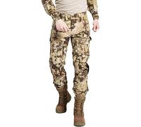FENG Pantalones militares tácticos de camuflaje para hombre, pantalones de camuflaje Adventure, pantalones de exterior, multibolsillos, transpirables pantalones de caza, Hombre, Brown Python., 30