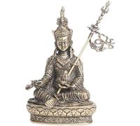 Feng Shui adornos de latón, Budismo tibetano de latón maestro Padmasambhava estatua de Buda adornos suministros budistas adornos de coche estatuas consagradas regalo