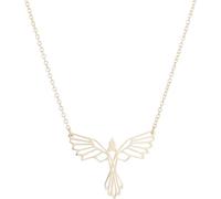 Feng Shui Collar de Origami de Fénix, Collar geométrico, alas de Animales, Adornos de pájaros voladores