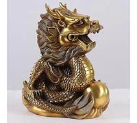 Feng Shui Estatua Escultura decoración del hogar Chino Zodiaco dragón Afortunado Mascota figurina decoración de Habitaciones artesanales Regalos Adornos decoración de la Cocina del Dormitorio del