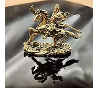 Feng Shui Guardian Protector Estatua Kwan Kung Estatua de latón Guan Gong Estatua de Kuan Gong Estatua de Feng Shui Estatua de Kwan Kung Kong Estatua CAI Shen Dios de la Fortuna Dios de la Riqueza