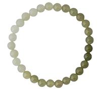 Feng Shui Hetian Jade Wealth Bracelet Natural Gemstone Pulsera de cristal para mujeres Amuleto Buena suerte de 6 mm Pulsera con cuentas Reiki Meditación de cristal Atraer buena fortuna, B Cinnabar