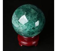 Feng Shui Ornaments Crystal Ball/Photography Ball Green Crystal Ball Fluorite Ball Helps Health Transfer Home Decoration for Photography Decoration (12cm)