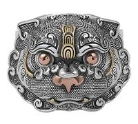 FENG Shui PIXIU Anillo MANI Amuleto Lucky Wealth Anillo budista para hombres gótico Vintage Tigre Anillo Punk Tiger Totem Anillo Hip Hop Retro Rock Tiger Amuleto Joyería, O, NO