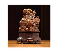 Feng Shui Table Statue Fortune Office Office Licor Gabinet Decorations Regalos de Resina rotativa Decoración de Budas (Tamaño: XL)