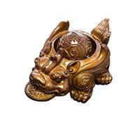 Feng Shui Table Statue Tea Mesa Adornos Decorativos Sculpture Rein Crafts Accesorios de té Accesorios Decoración de Budas de Buda (Color: 1)