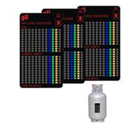 FENGCHUANG 3 x Magnético Gas Indicador De Nivel, Magnético Accesorio de Medición, Propano Butano Combustible Indicador para Viaje, Caravana, Acampar