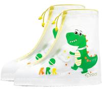 FENGCHUANG Cubre Zapatos Impermeable 32-33 Tallas Protector Calzado Lluvia Dinosaurio Cubrezapatos Impermeable Ideal Para Días de Lluvia y Nieve, Senderismo y Senderos Embarrados